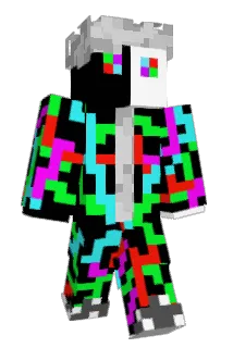 Glitchmix Minecraft avatar full body