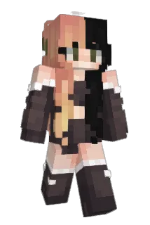 Glitchtitch Minecraft avatar full body