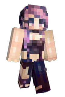 GlitchyPixelated Minecraft avatar full body
