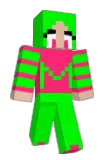 Glittervarken Minecraft avatar full body