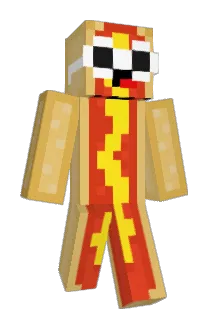 Glizzed Minecraft avatar full body