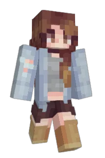 GlobeGirl Minecraft avatar full body