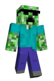 Glocklisted Minecraft avatar full body
