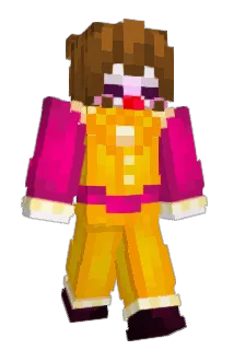 Glow_the_Clown Minecraft avatar full body