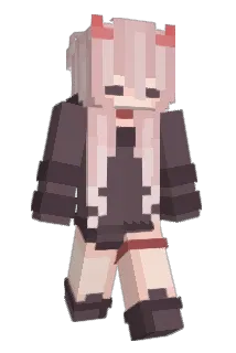GlumGhost Minecraft avatar full body