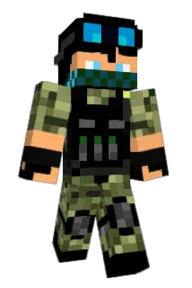 GodBombb Minecraft avatar full body