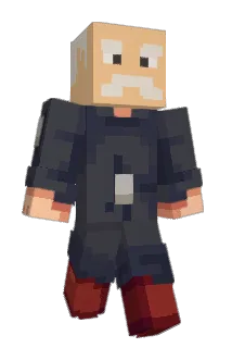 GodFisch Minecraft avatar full body
