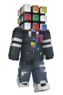 Goddaimn Minecraft avatar full body