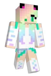 GodzillaGirl1234 Minecraft avatar full body