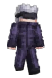 GojoSixEyes Minecraft avatar full body
