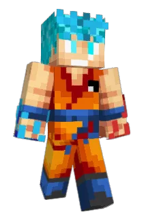 GokuKaioken Minecraft avatar full body