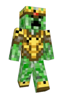 GoldCreeper Minecraft avatar full body