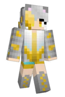 GoldGirlGamer Minecraft avatar full body