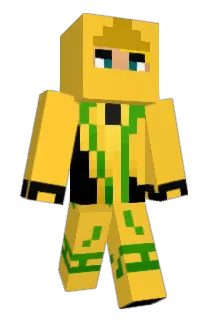 GoldNinjago Minecraft avatar full body