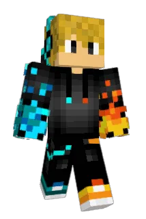 GoldenCoalOre Minecraft avatar full body