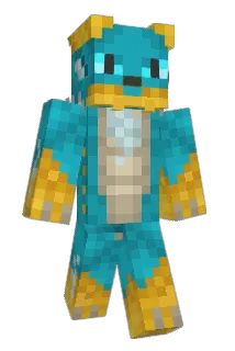 GoldenGun Minecraft avatar full body