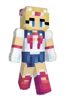 GoldenWavingCat Minecraft avatar full body