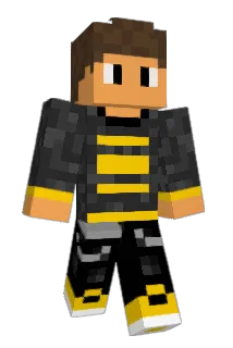 Goldenhero Minecraft avatar full body
