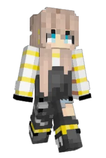 Goldenkitte Minecraft avatar full body
