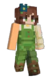 Goldentism Minecraft avatar full body