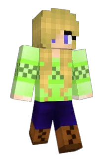 Goldilocksxx Minecraft avatar full body