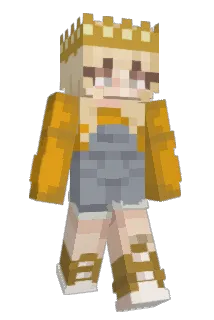 Goldlynvm Minecraft avatar full body