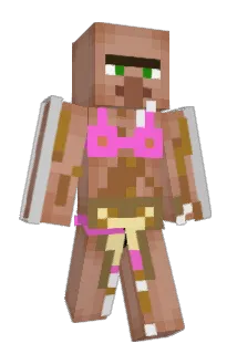 Goldtruhe Minecraft avatar full body