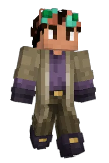 GoldyTop Minecraft avatar full body