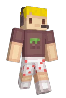 Golfmannen Minecraft avatar full body