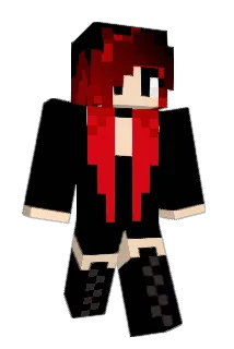 GothMelsy Minecraft avatar full body