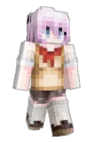 Gothbait Minecraft avatar full body