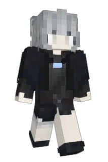Gr3ySky Minecraft avatar full body