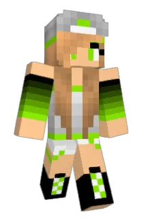 Gradgirl Minecraft avatar full body