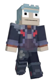 GrayBullet Minecraft avatar full body