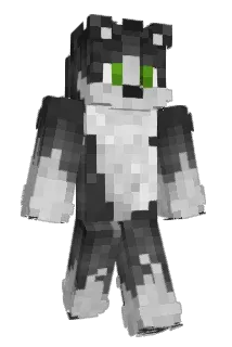 GrayWolchara Minecraft avatar full body