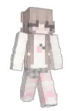 Gray_listed Minecraft avatar full body