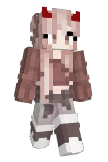 GrayvsNatsu Minecraft avatar full body