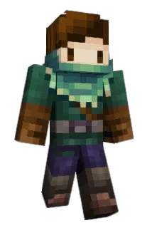 GreenBalaclava Minecraft avatar full body
