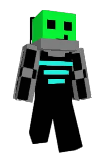 GreenBombYT Minecraft avatar full body