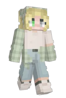 GreenCreepyGhost Minecraft avatar full body