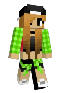 GreenPear Minecraft avatar full body