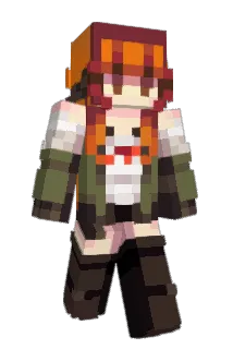 GreenPoke Minecraft avatar full body