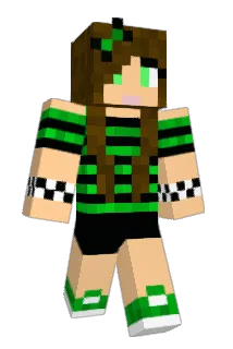 GreenScene Minecraft avatar full body