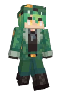 GreenTheWolf Minecraft avatar full body