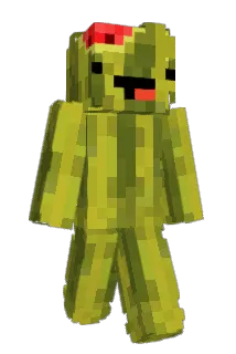 Greencrush Minecraft avatar full body