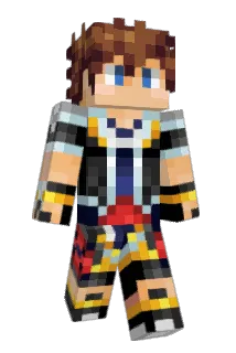 Greenfin Minecraft avatar full body