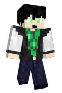 GreenlRupee Minecraft avatar full body