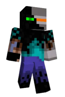 Greenskull Minecraft avatar full body
