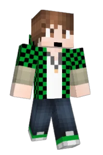 Greenwell Minecraft avatar full body