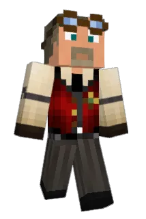 Greylocke Minecraft avatar full body